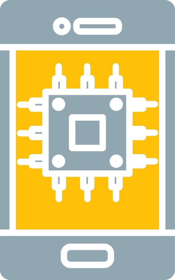 Cpu Icon Design Symbol vector