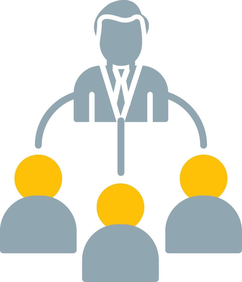 Delegate Icon Design Symbol vector