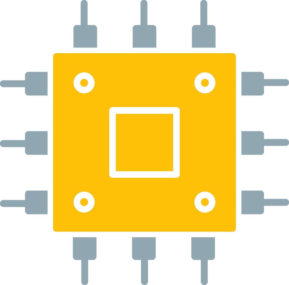 Chip Icon Design Symbol vector