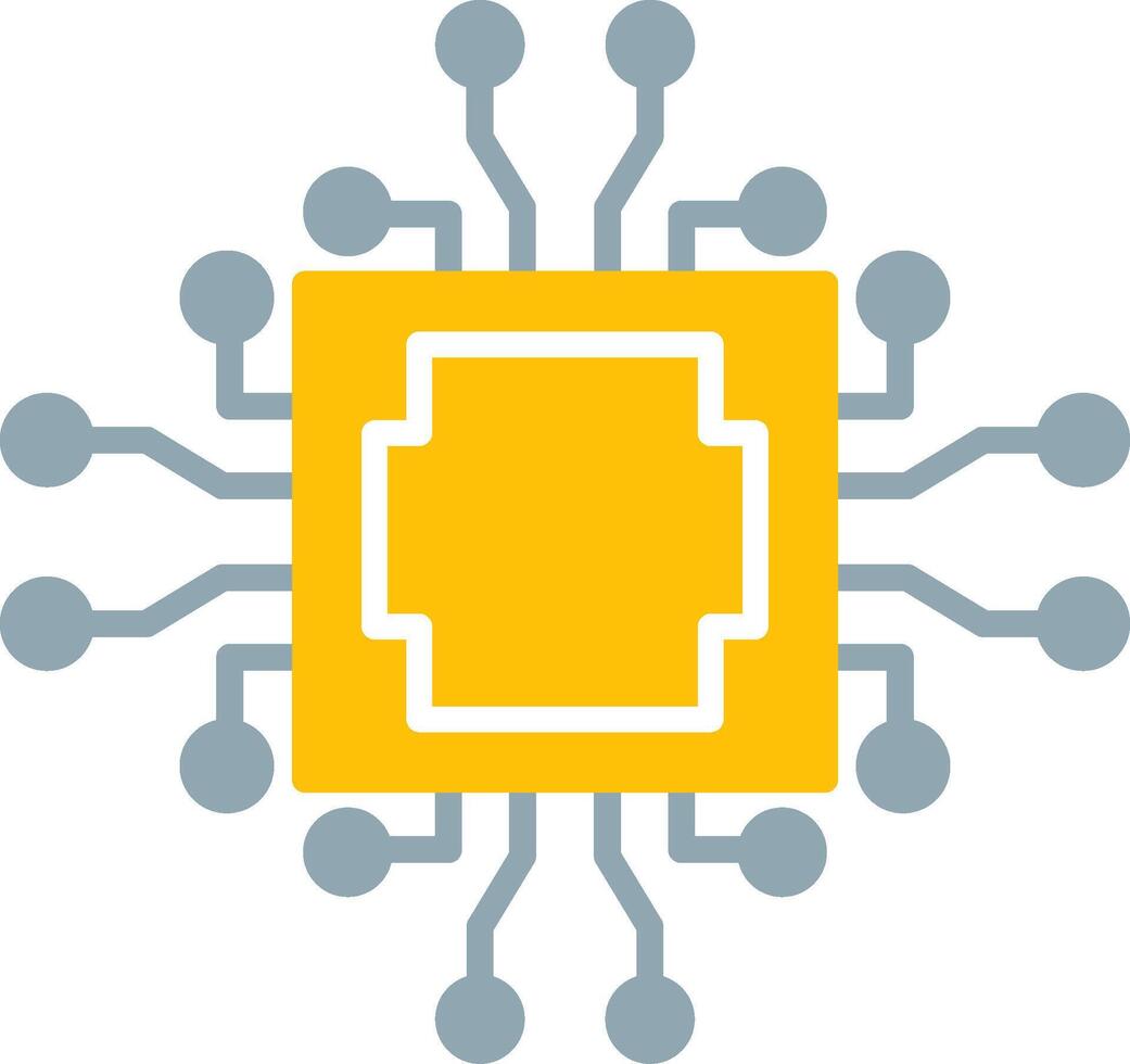 Cpu Icon Design Symbol vector