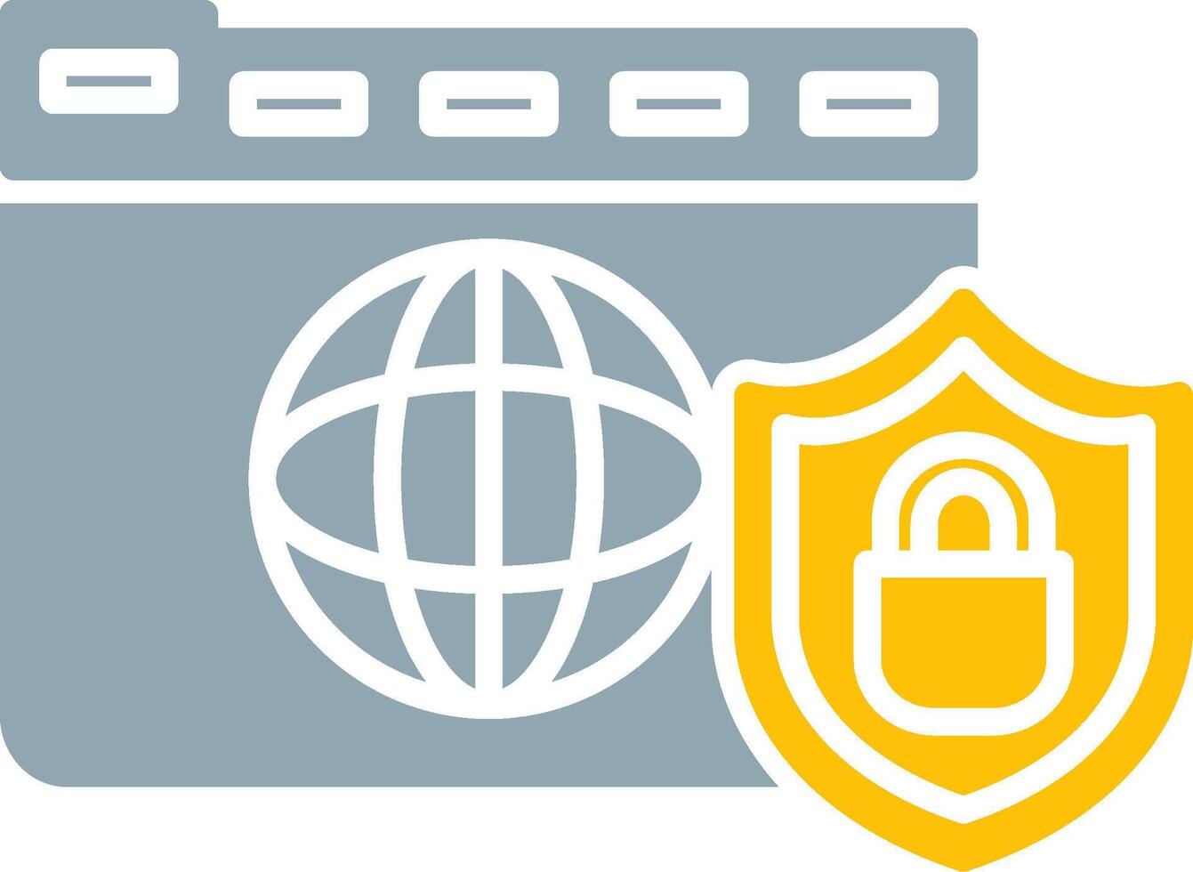 Browser Icon Design Symbol vector