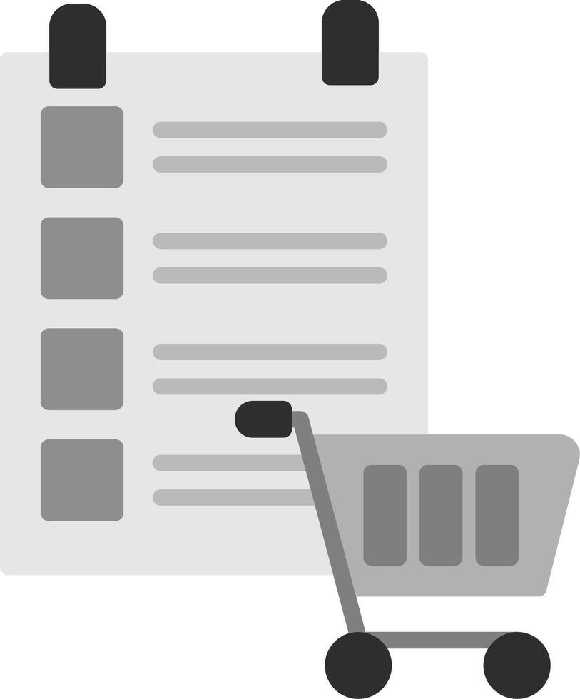 Shopping List Icon Design Symbol vector