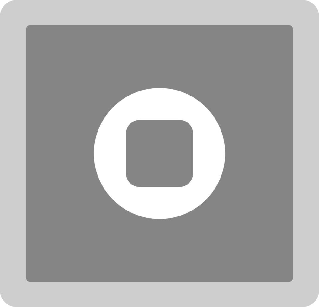Stop Button Icon Design Symbol vector