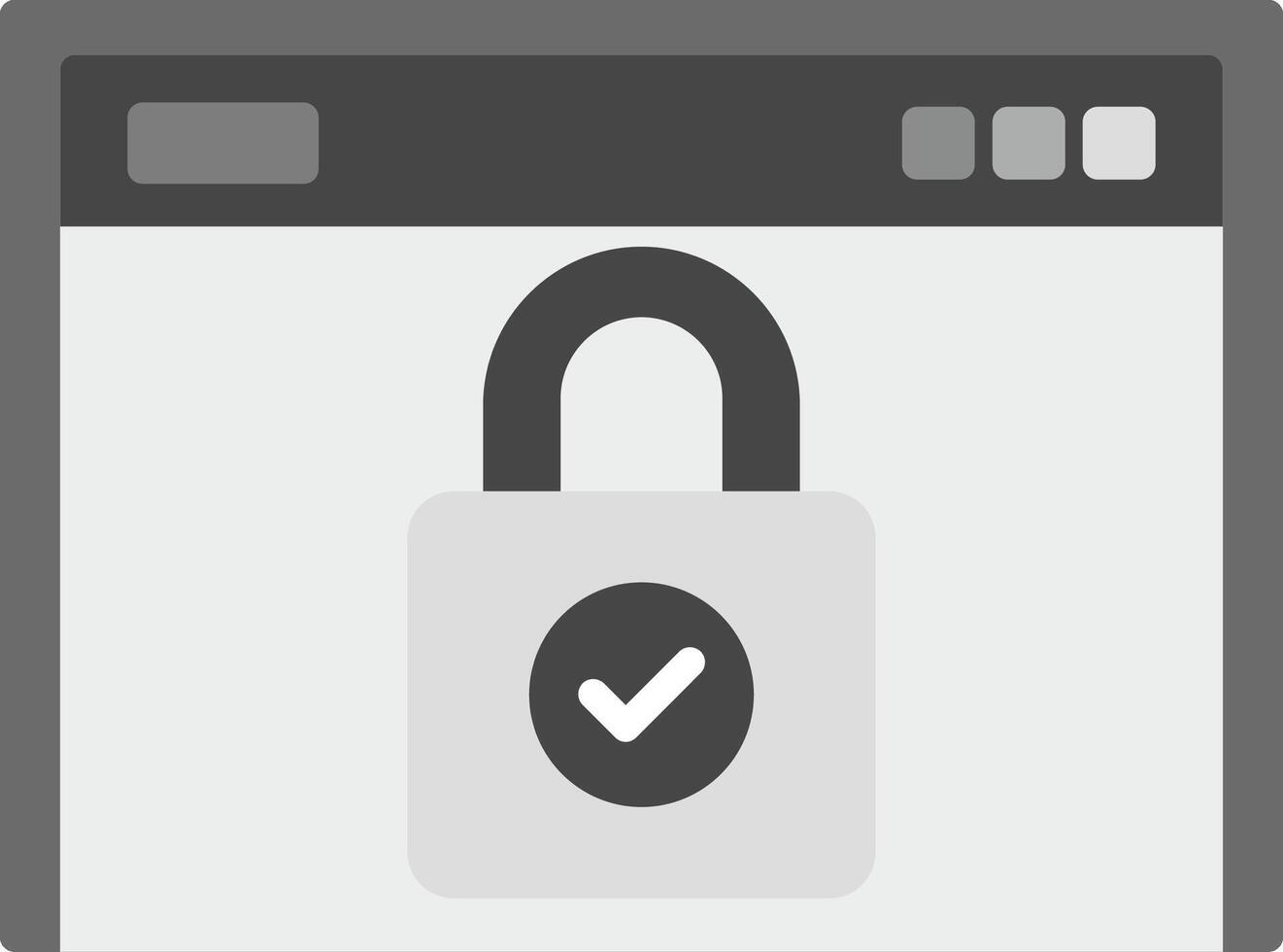 Lock Icon Design Symbol vector
