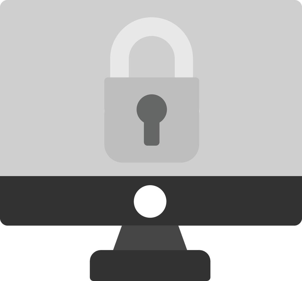 Monitor Icon Design Symbol vector