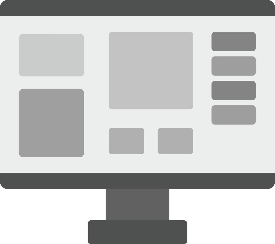 Mood Board Icon Design Symbol vector
