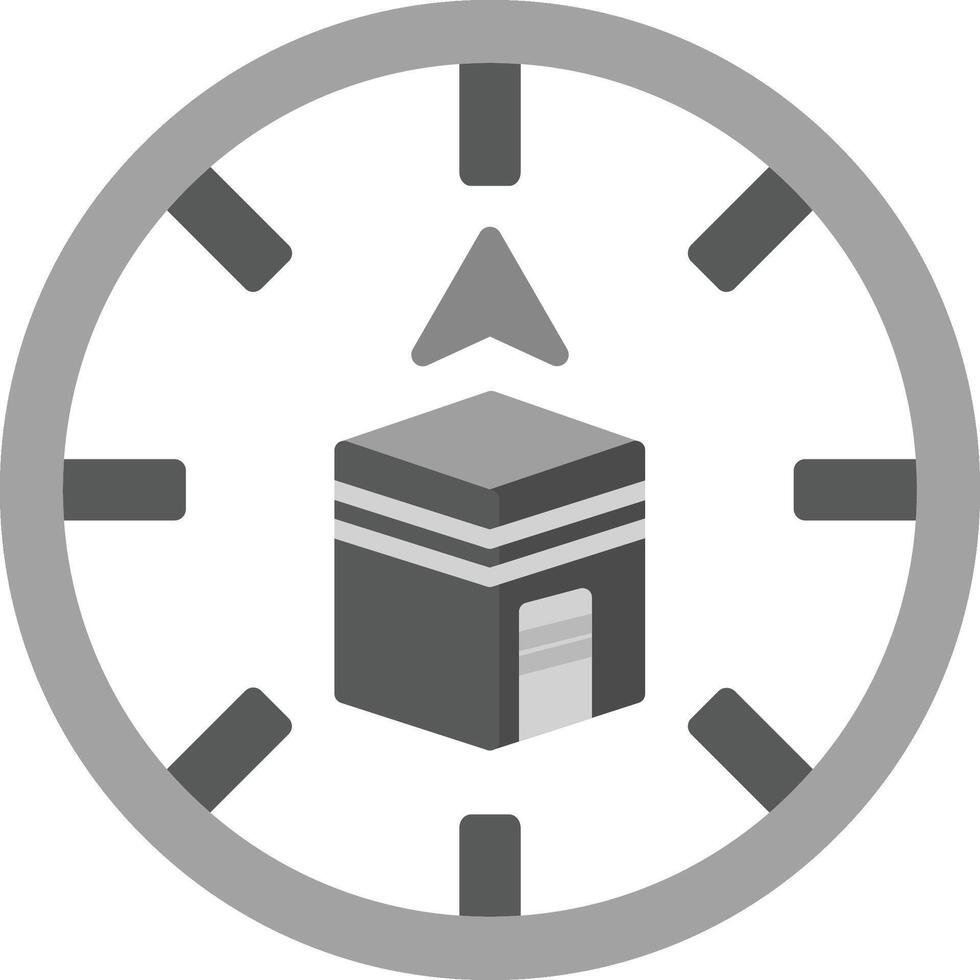 Qibla Icon Design Symbol vector