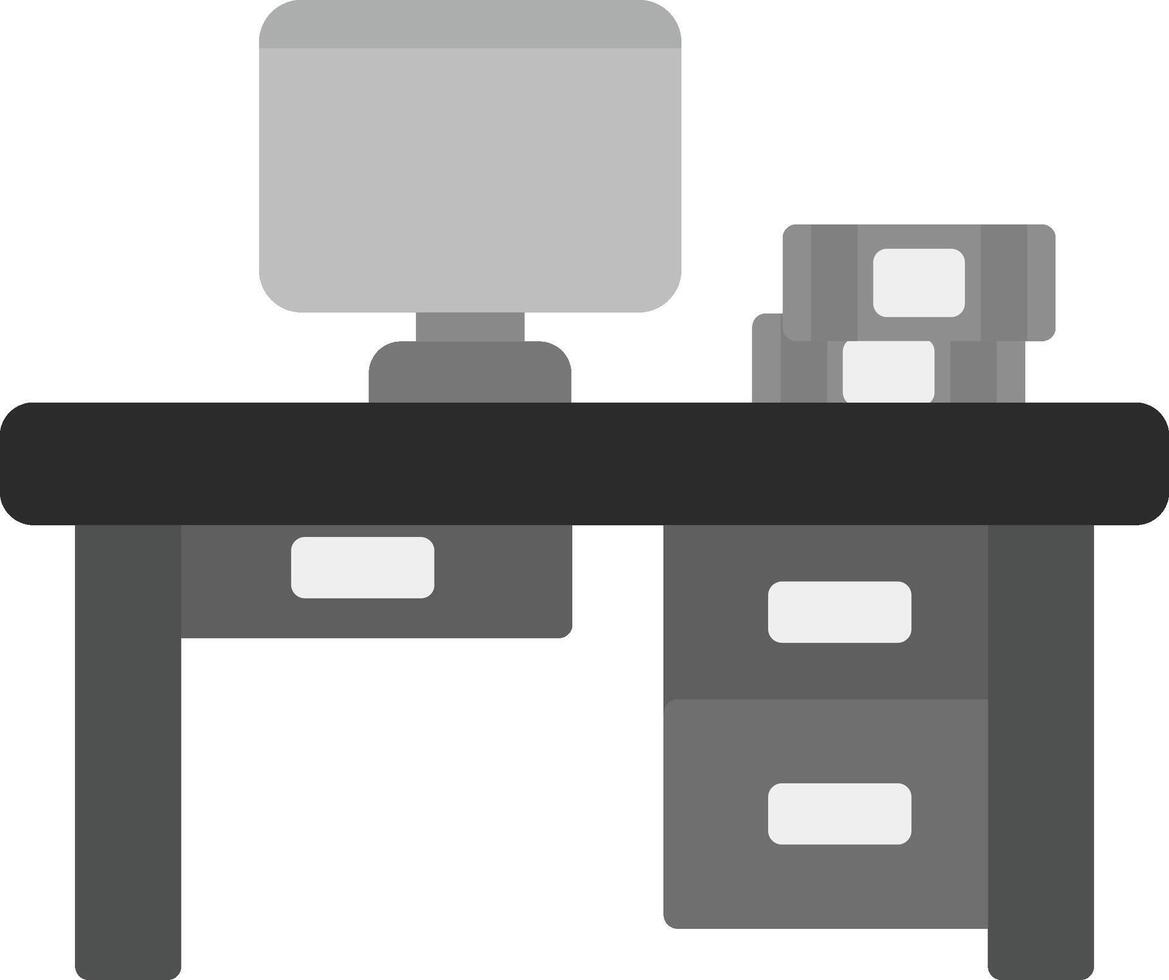 Desk Icon Design Symbol vector