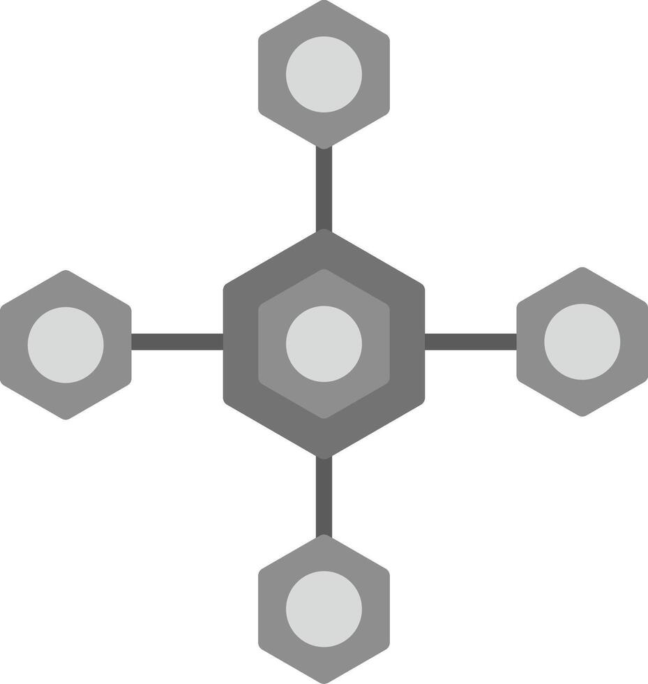 Biomolecular Icon Design Symbol vector