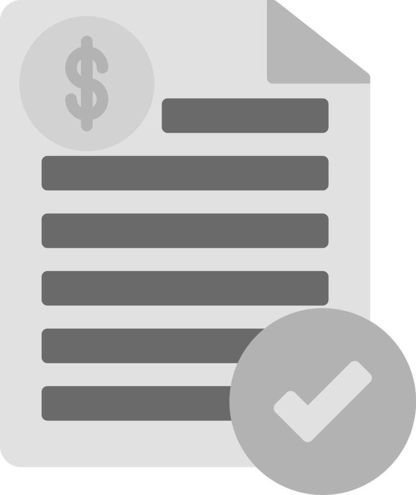 Bill Icon Design Symbol vector
