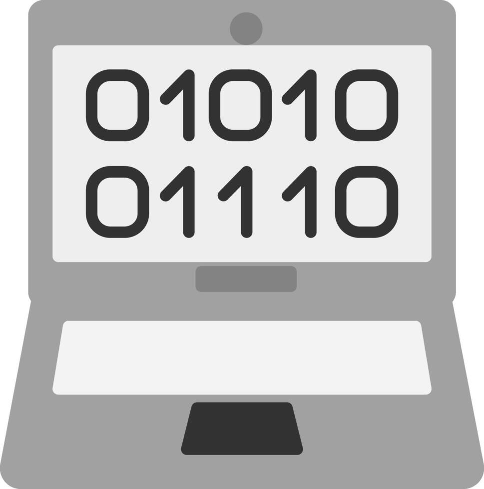 Binary Code Icon Design Symbol vector