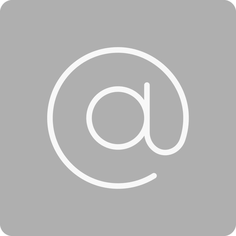 Arroba Icon Design Symbol vector
