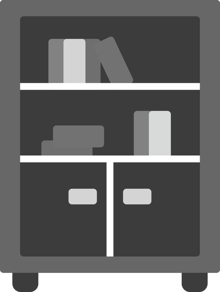 Bookshelf Icon Design Symbol vector