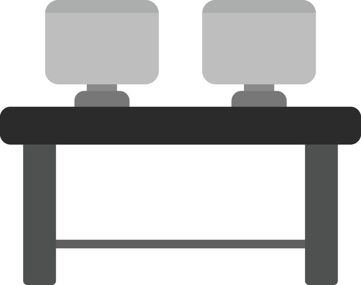 Work Table Icon Design Symbol vector