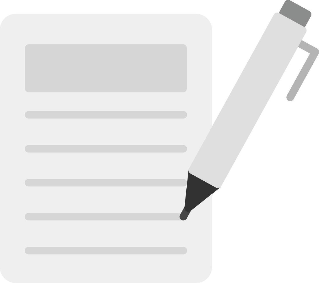 Writing Icon Design Symbol vector