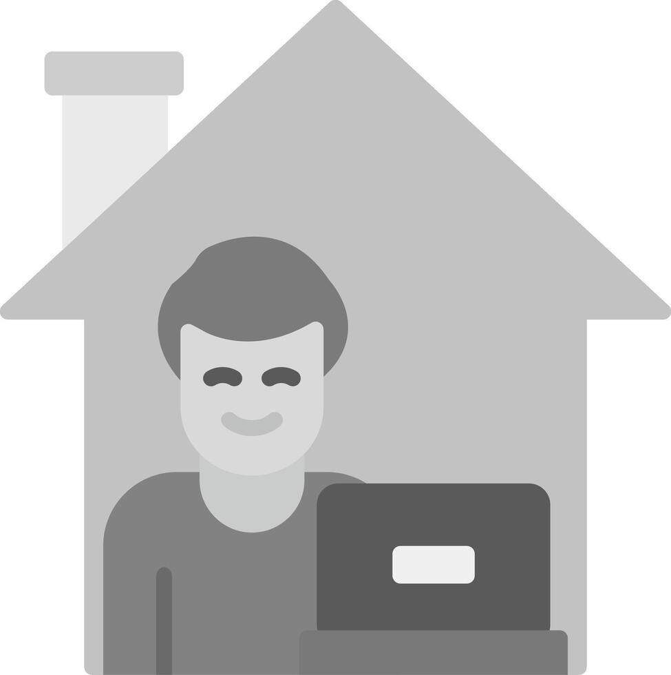 Work From Home Icon Design Symbol vector