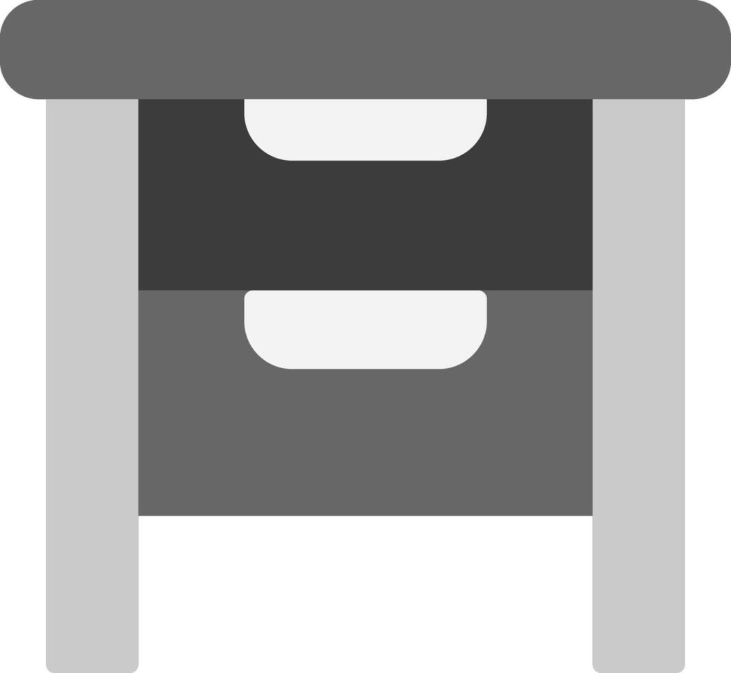 Side Table Icon Design Symbol vector