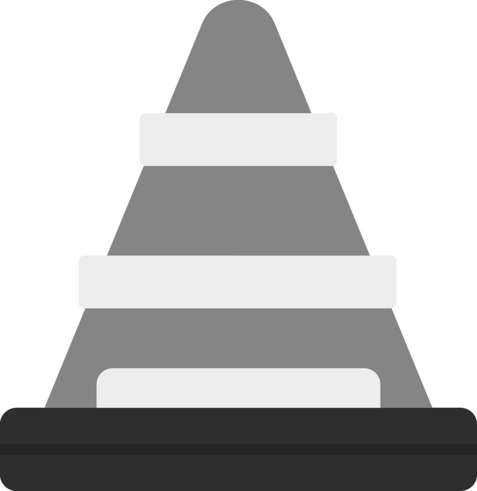 Traffic Cone Icon Design Symbol vector
