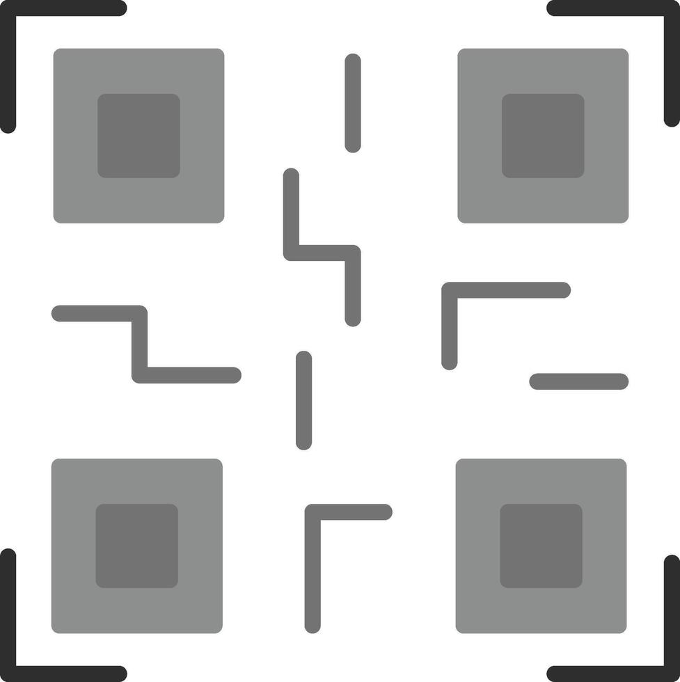 Qr Code Icon Design Symbol vector