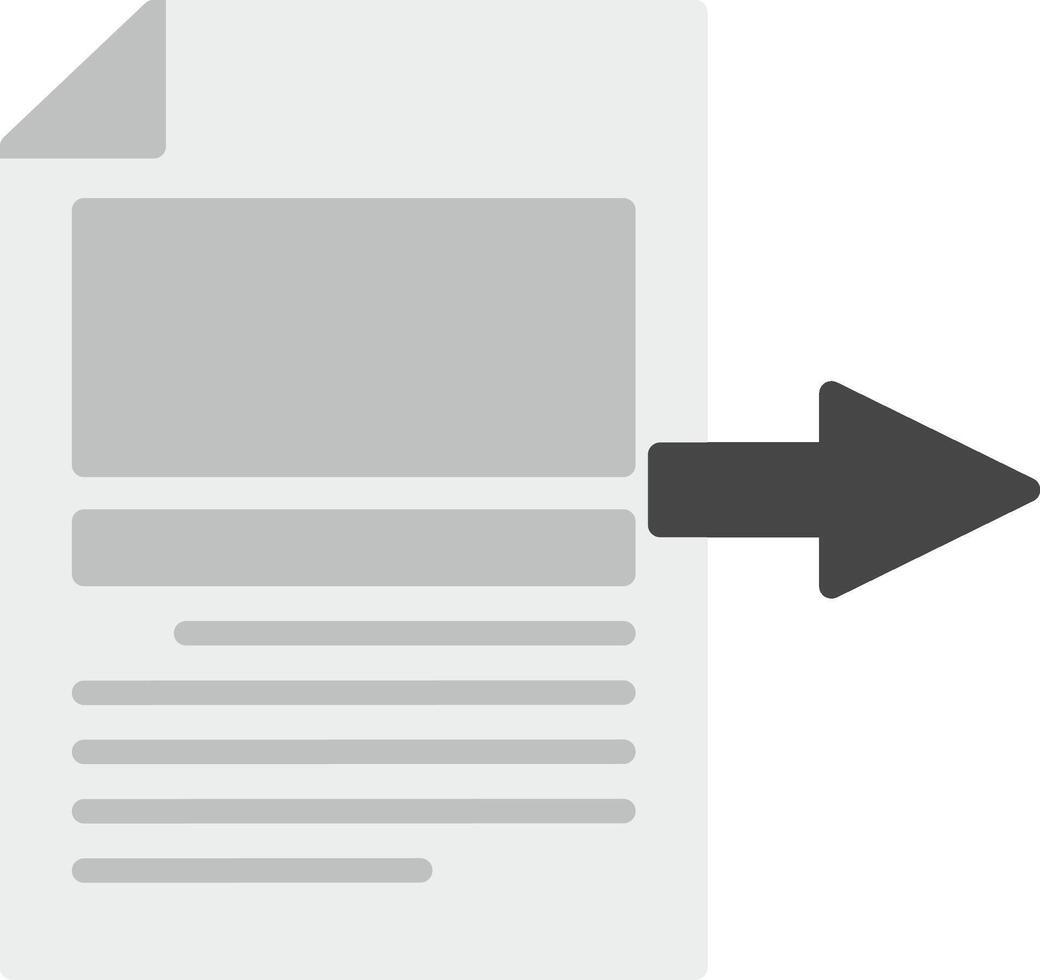 Document Icon Design Symbol vector