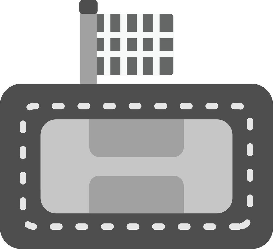 Race Track Icon Design Symbol vector