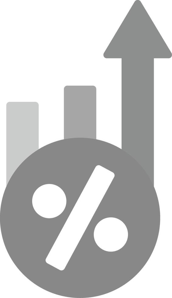 Increase Icon Design Symbol vector