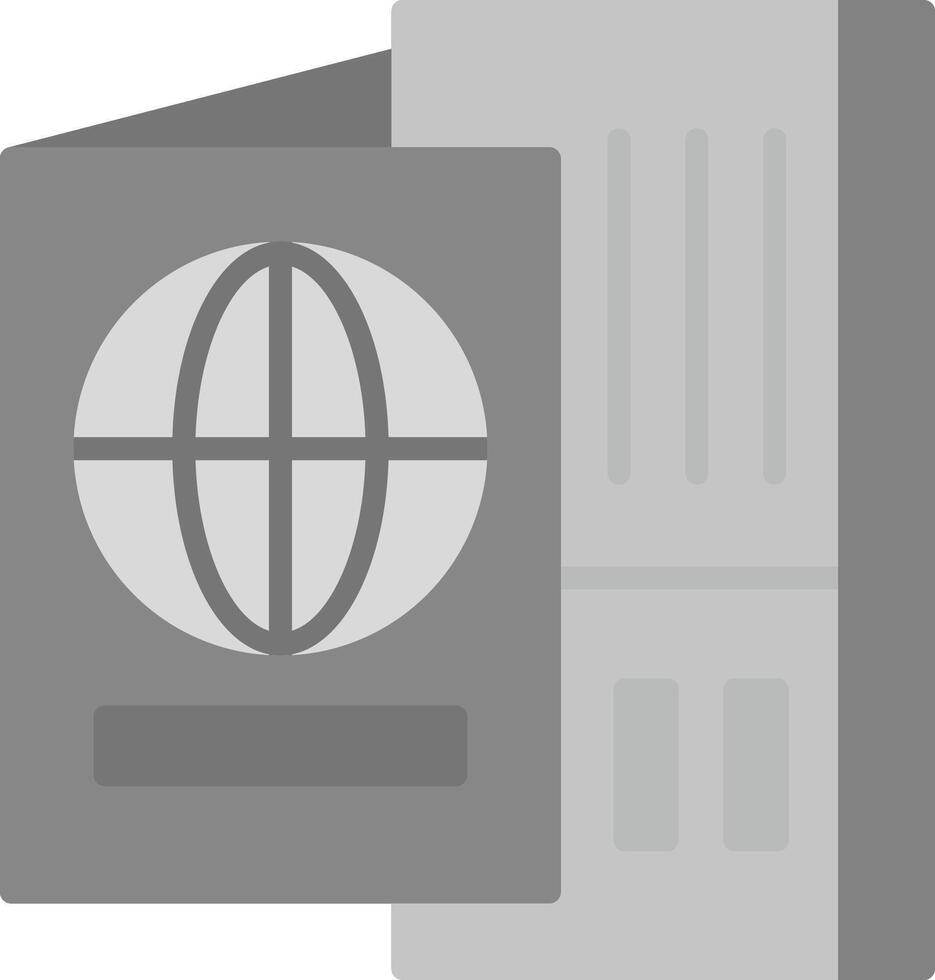 Passport Icon Design Symbol vector