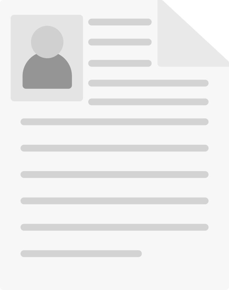 Curriculum Vitae Icon Design Symbol vector