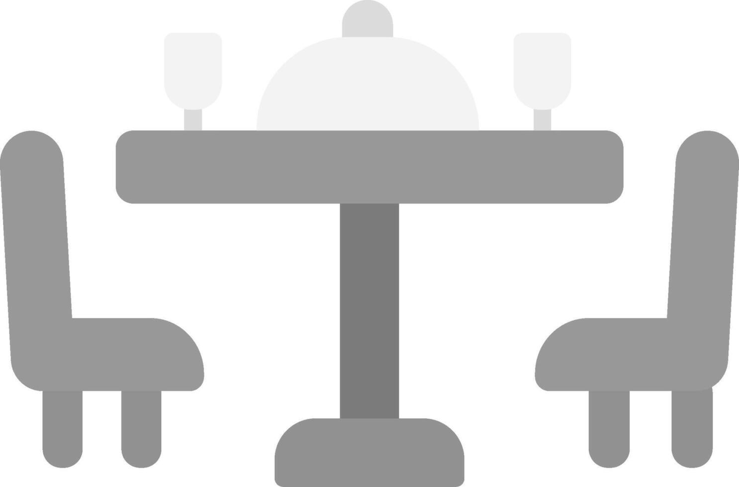 Dining Table Icon Design Symbol vector