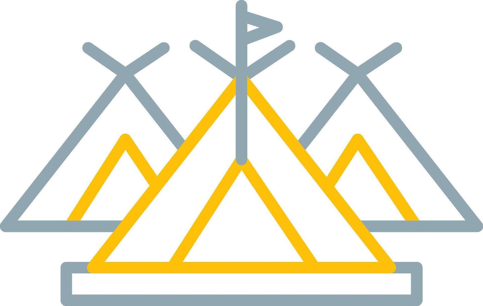 Tent Icon Design Symbol vector