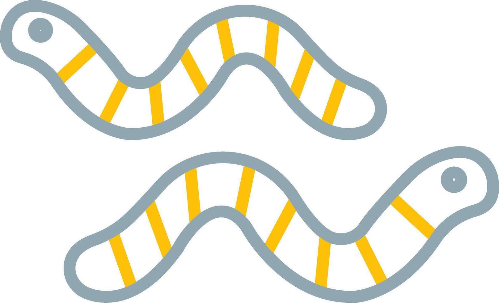 Worm Icon Design Symbol vector