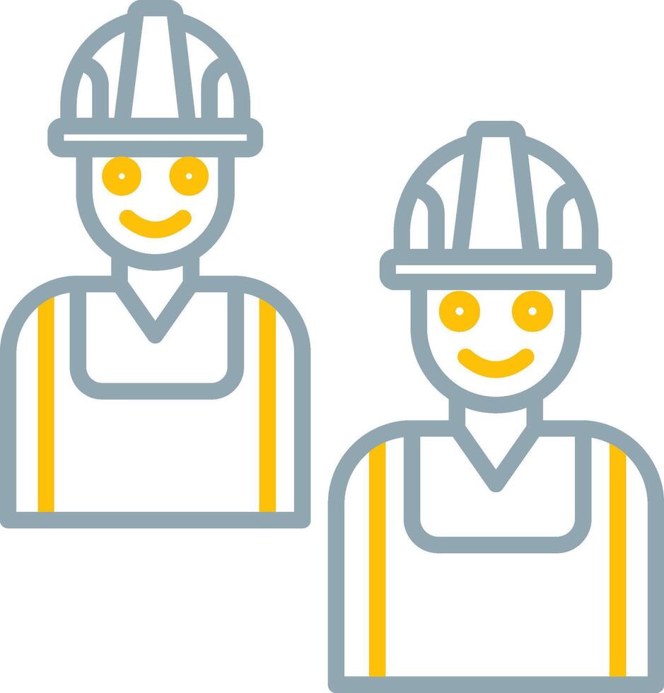 Workers Icon Design Symbol vector