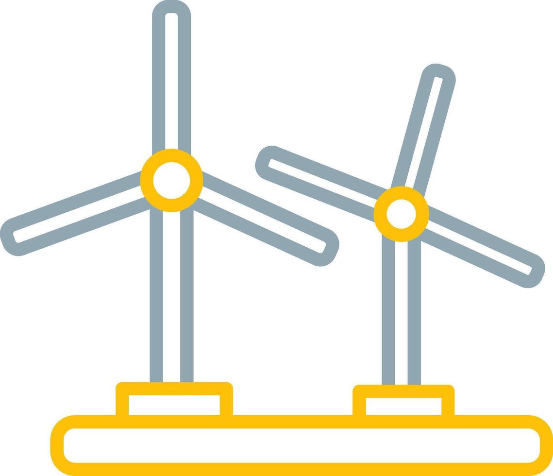 Wind Turbine Icon Design Symbol vector