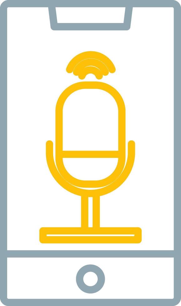 Voice Control Icon Design Symbol vector