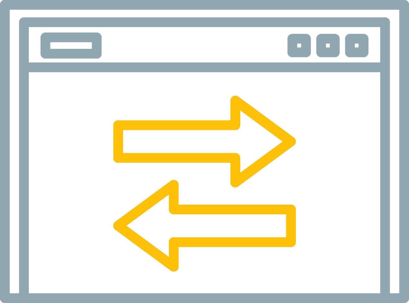 Transfer Data Icon Design Symbol vector