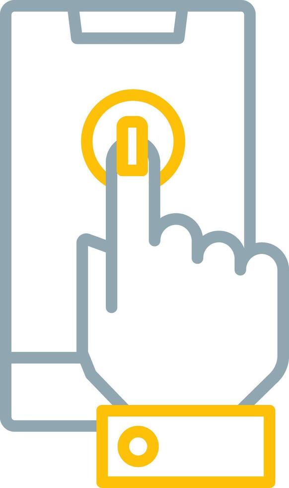 Touchscreen Icon Design Symbol vector