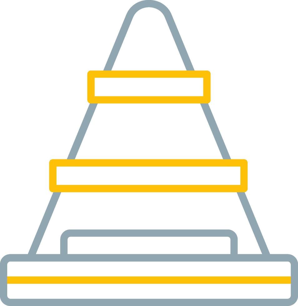 Traffic Cone Icon Design Symbol vector