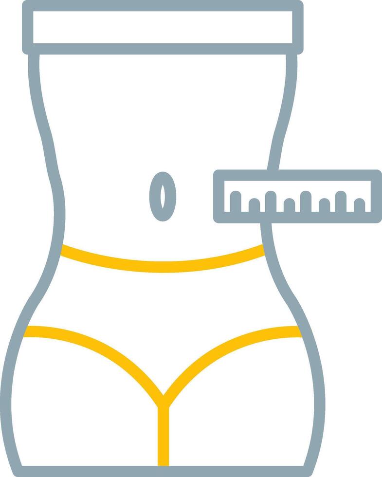 Waist Icon Design Symbol vector