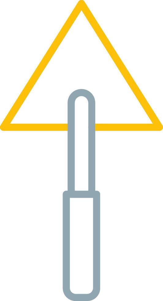 Triangular Shovel Icon Design Symbol vector