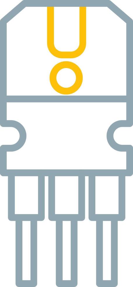 Transistor Icon Design Symbol vector
