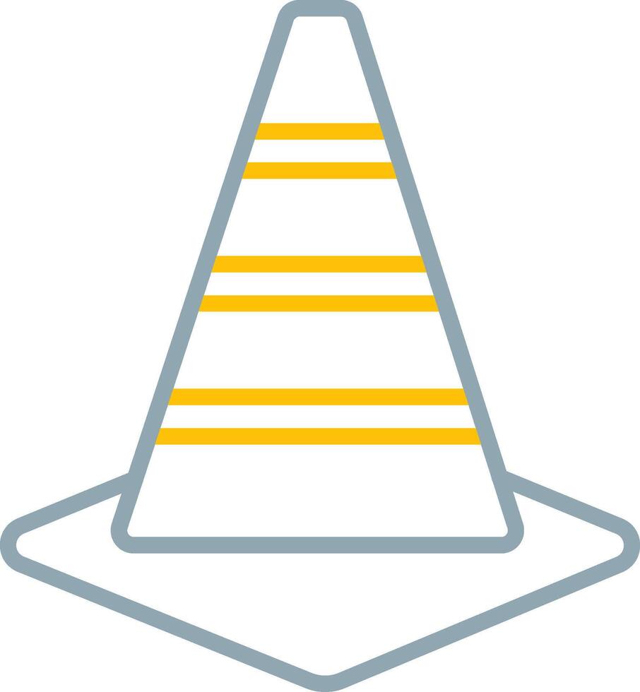 Traffic Cone Icon Design Symbol vector