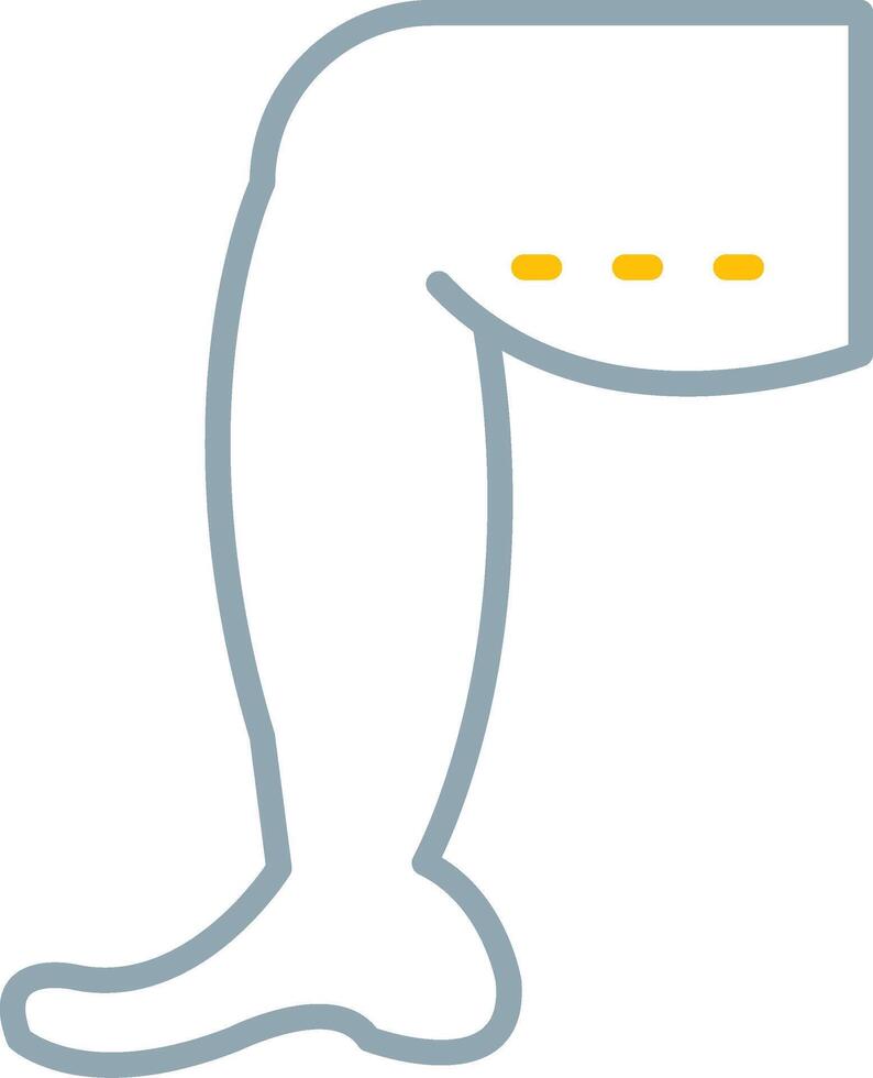 Thighs Icon Design Symbol vector