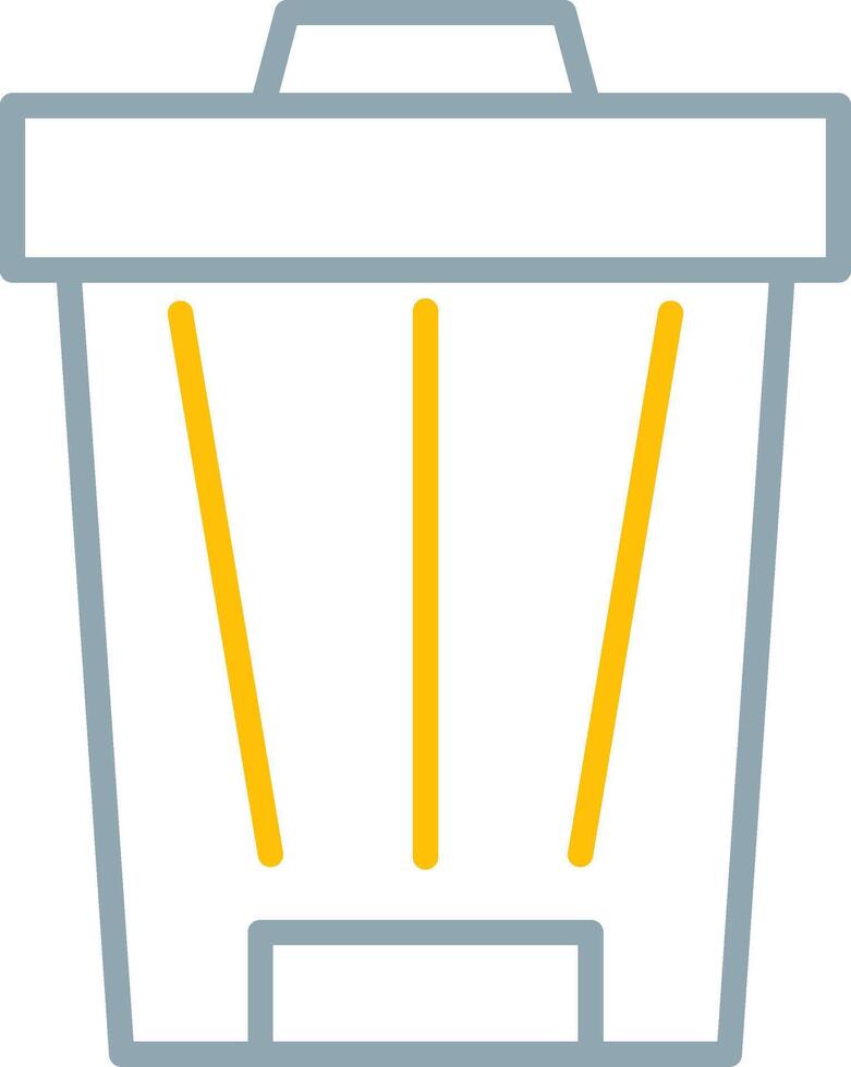Trash Can Icon Design Symbol vector