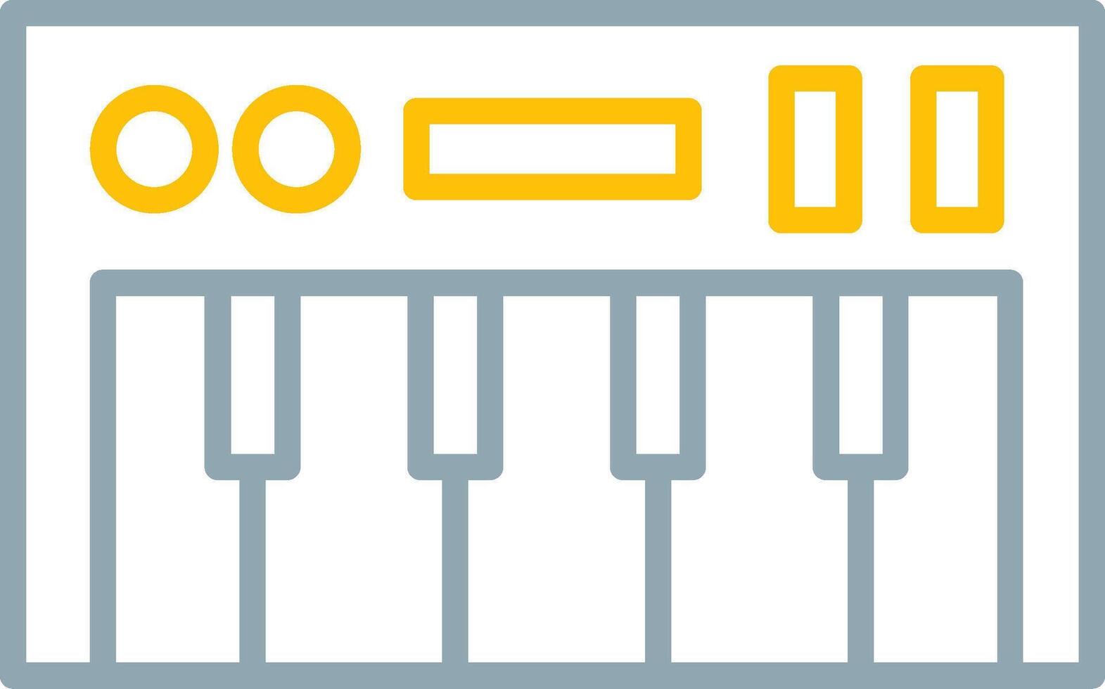 Piano Icon Design Symbol vector