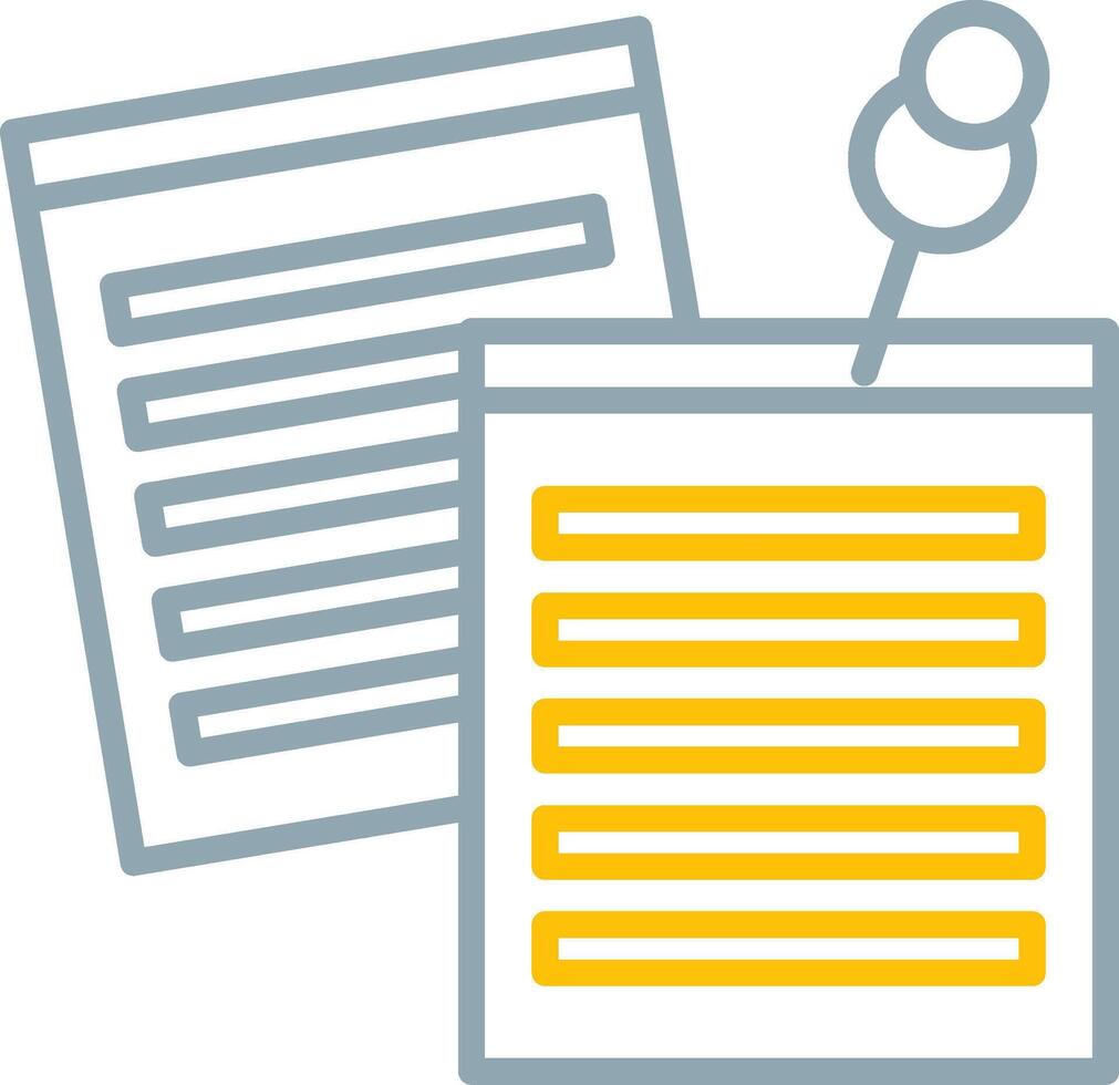 Sticky Notes Icon Design Symbol vector