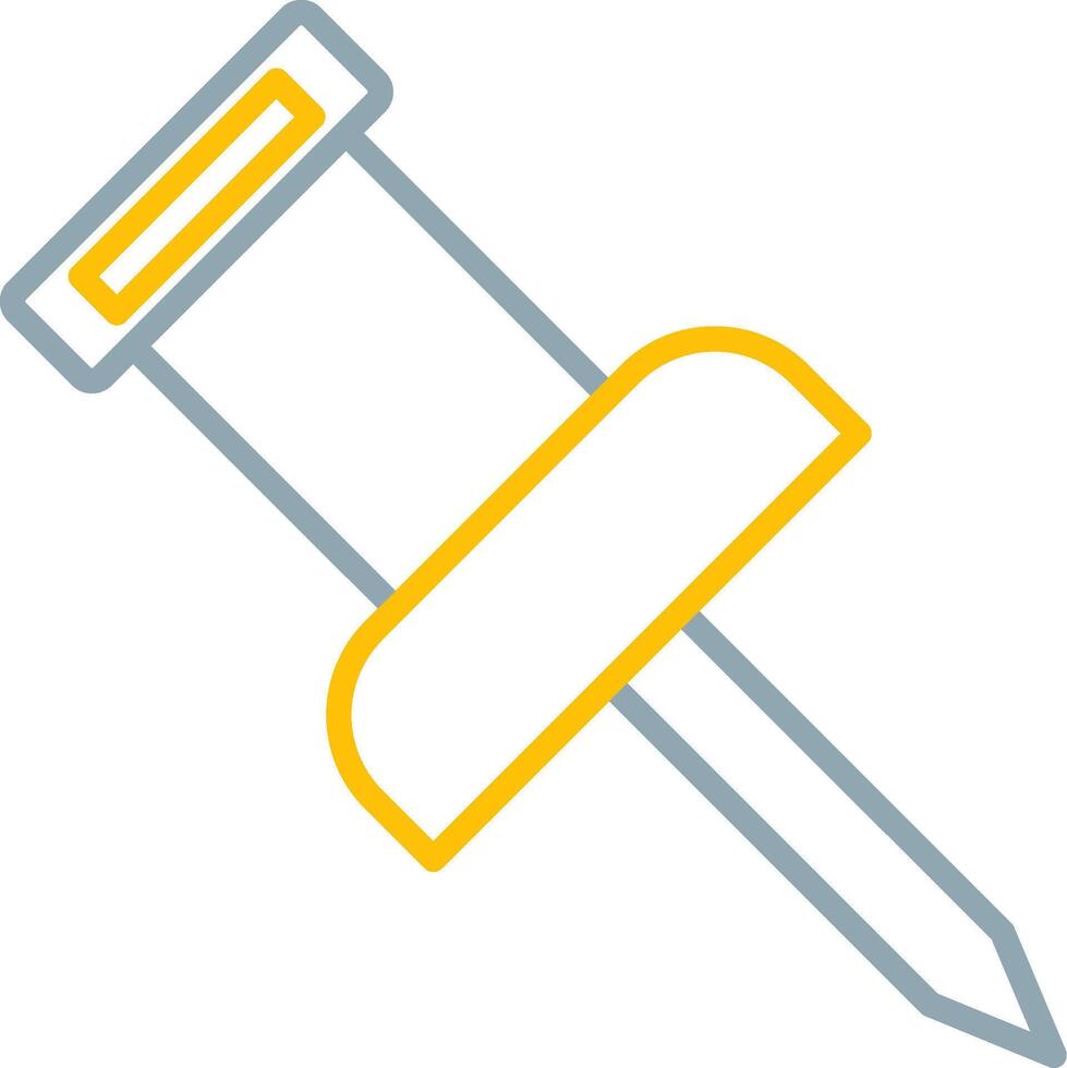 Push Pin Icon Design Symbol vector