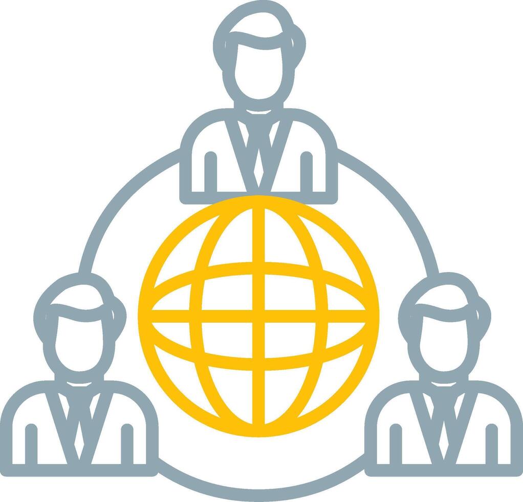 Outsourcing Icon Design Symbol vector