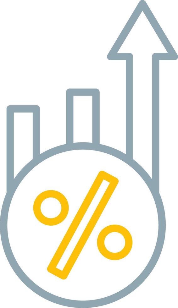 Increase Icon Design Symbol vector