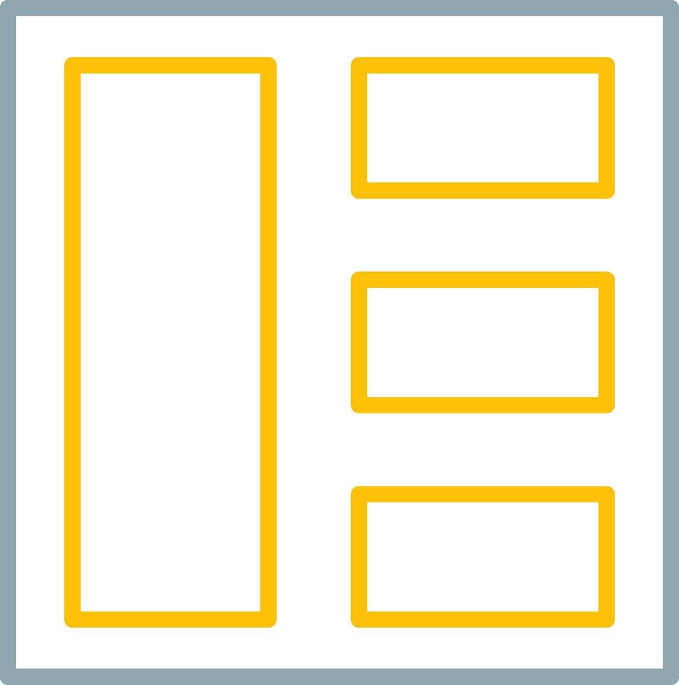 Grid Icon Design Symbol vector