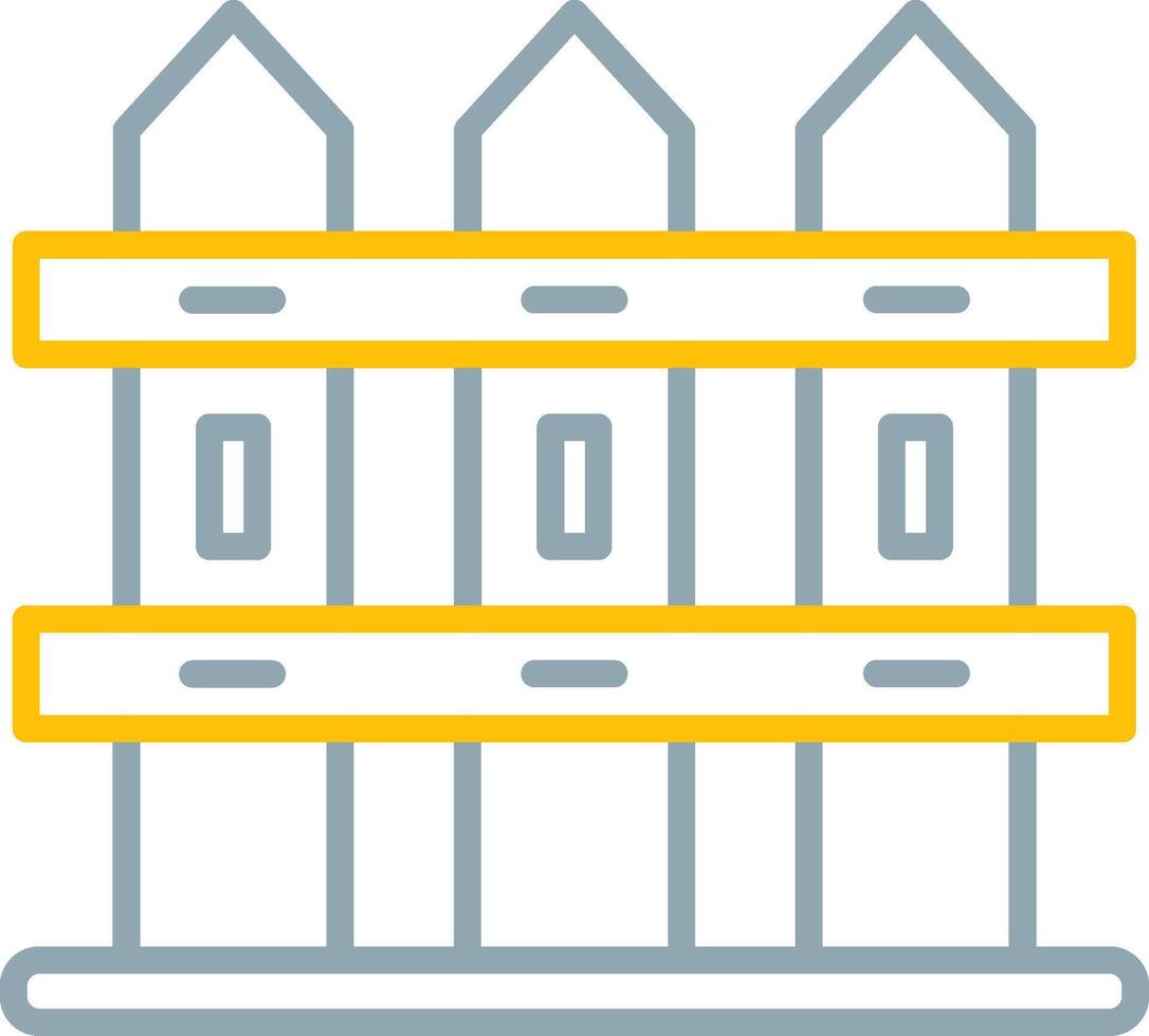 Fence Icon Design Symbol vector
